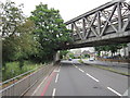 The rail bridge on London Road, Morden