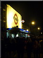 Highbury: crowds head for the Tube station