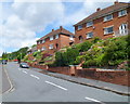 Newport : Milton Road houses near Shelley Road