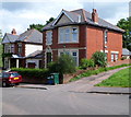 Houses at the northern end of Eveswell Park Road, Newport