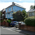 ST3288 : A blue house, Eveswell Park Road, Newport by Jaggery