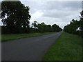 Minor road heading east towards Spridlington