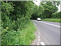 Cattlegate Lane at the junction with Coopers Lane