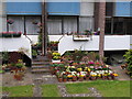 Flower garden in containers