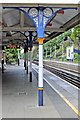 Oxshott station: fancy paintwork