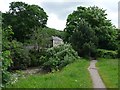 Footpath alongside the River Rhymney, Machen