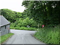 Road Junction and Phone Box near Crundale