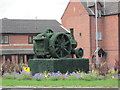 A roundabout sculpture, Gainsborough