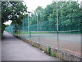 Public tennis courts at the back of Fitzjohn Avenue