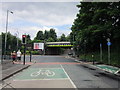 The rail bridge on Whitelands Road