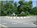 Roundabout on Hinchingbrooke Park Road