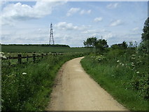 TL1367 : Path heading west near Grafham Water by JThomas
