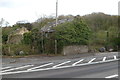 Dilapidated buildings along the A48 south of Margam