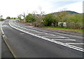 A48 heads NW past Water Street near Margam