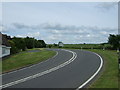 Kimbolton Road (B645) heading out of Chelveston