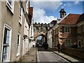 SU1429 : North Gate - Salisbury Cathedral by Paul Gillett