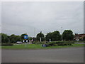 SK8609 : The roundabout on Burley Road, Oakham by Ian S