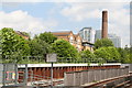 Millwall:  View north from Mudchute DLR station