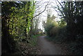 Footpath parallel to Hempstead Lane