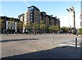 View across the pedestrianised Custom House Square