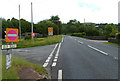 A40 passes the southern end of Old Road, Bwlch