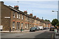 Isle  of  Dogs:  Terrace houses on Harbinger  Road