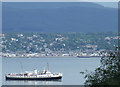 MV Balmoral passing Greenock