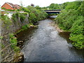 River Taff between two bridges, Merthyr Tydfil