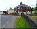 Houses at the NW end of Brondeg, Heolgerrig, Merthyr Tydfil