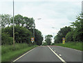 A631 east entering Glentham