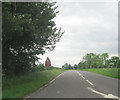 Bend in road east of Slates Farm