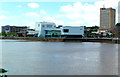 West bank of the River Usk from Kingsway Centre Car Park to Chartist Tower, Newport