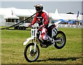 SJ7177 : Motorcycle Stunt Riding at the Cheshire Show by Jeff Buck