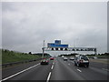 Approaching junction 3, M25