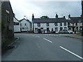 B4401 junction and Post Office in Cynwyd