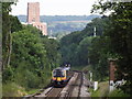 Guildford Cathedral and Train