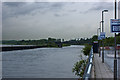 A view of the Ship Canal and the swing bridge to Wigg Island