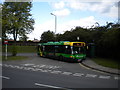 Bus in Hempshill Vale turning circle