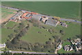 Castle earthworks, Withern, aerial