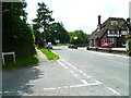 View south from Findon High Street towards the A24