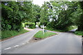 Junction of Furnace Lane and Hanging Birch Lane