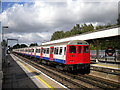 Baker Street train entering Chalfont station