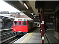 Baker Street train entering Northwood station