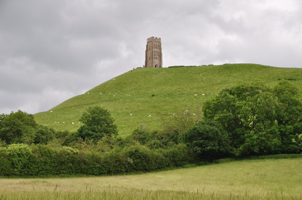 glastonbury tor location map