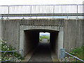 Underpass for cycle route beneath the A1