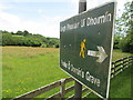 J0114 : Sign post leading to the grave of the Poet Peadar O'Doirnin by Eric Jones