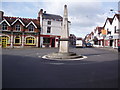 War memorial and diamond jubilee bunting, Marlow