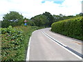 SO1632 : Parking area ahead on a bend in the A479 by Jaggery