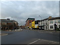 Looking across the Fire Police Museum Roundabout towards West Bar