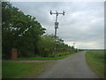 TM0100 : Bridgewick Road by Brook farm by David Howard
